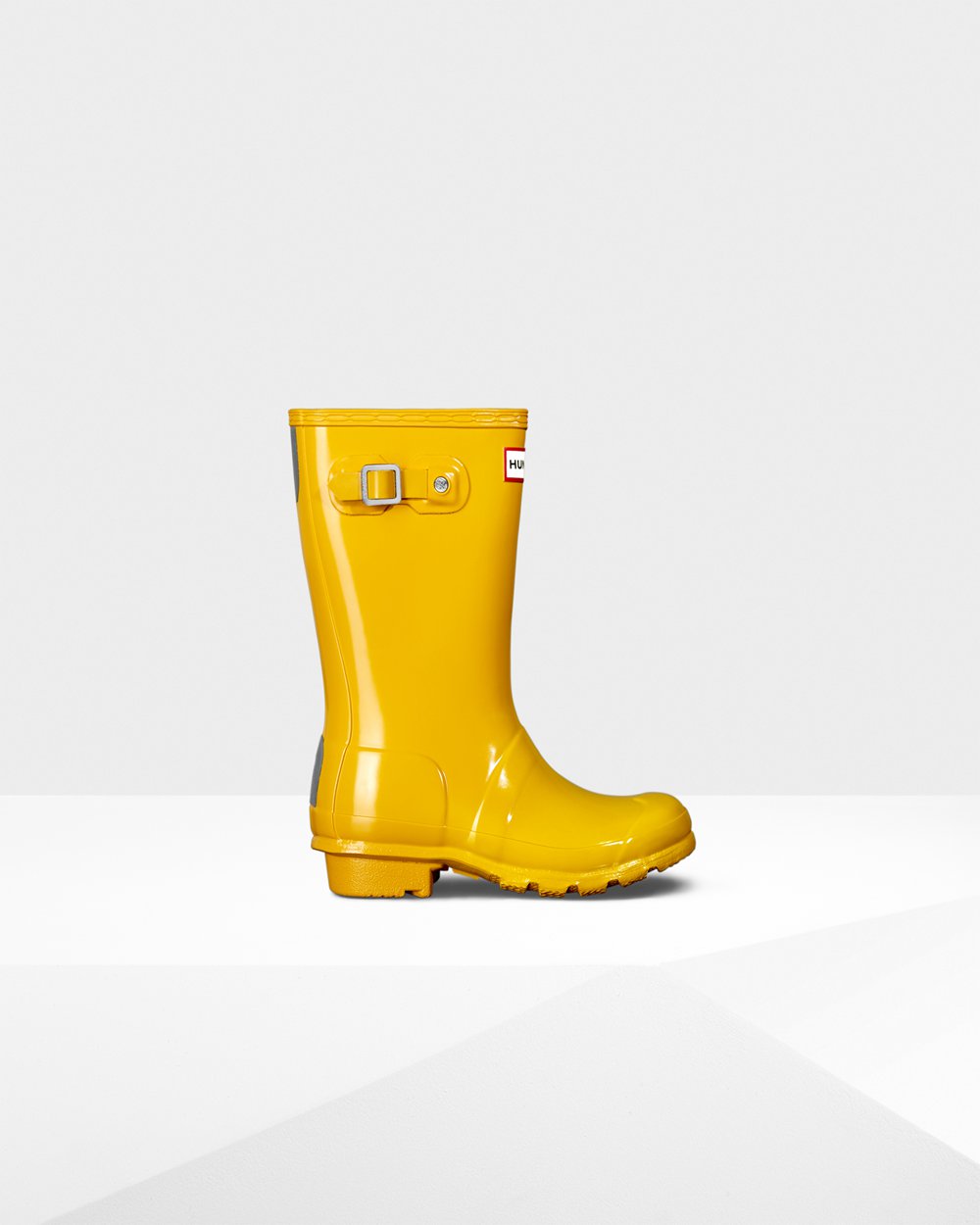 Kids Rain Boots - Hunter Original Big Gloss (72JTCIQZB) - Yellow